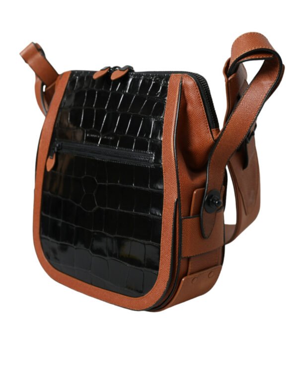 Balenciaga Elegant Crocodile Leather Crossbody Bag - Image 3