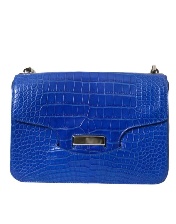 Balenciaga Chic Alligator Skin Chain Shoulder Bag - Image 3