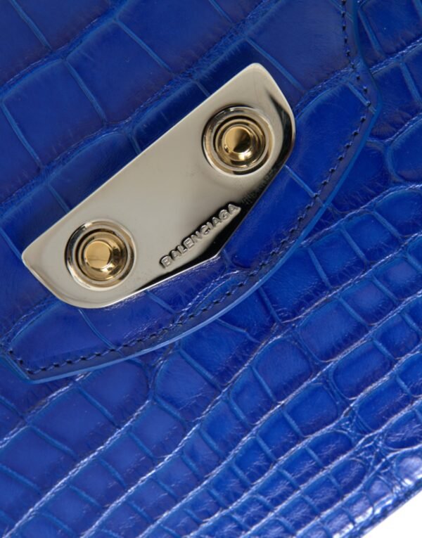 Balenciaga Chic Alligator Skin Chain Shoulder Bag - Image 5