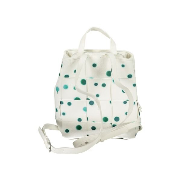 Desigual White Polyethylene Backpack - Image 2