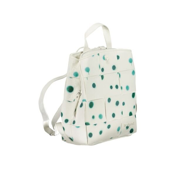Desigual White Polyethylene Backpack - Image 3