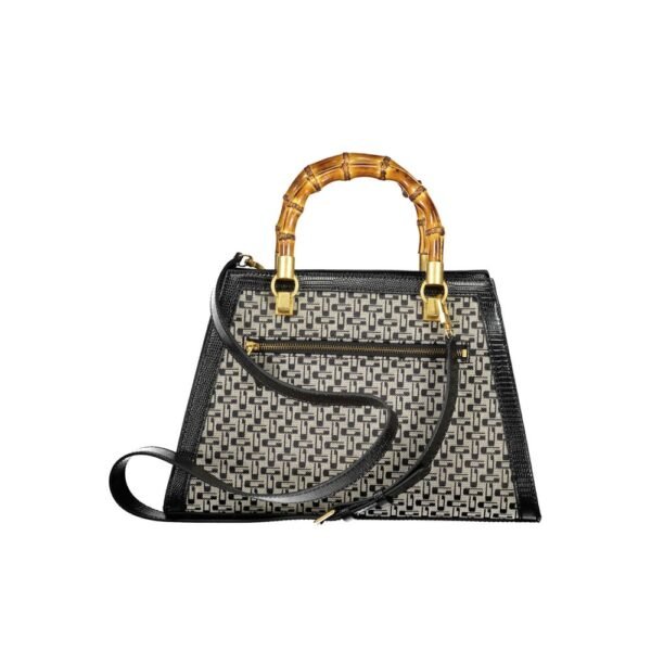 Guess Jeans Black Cotton Handbag - Image 2
