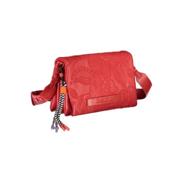 Desigual Red Polyethylene Handbag - Image 3
