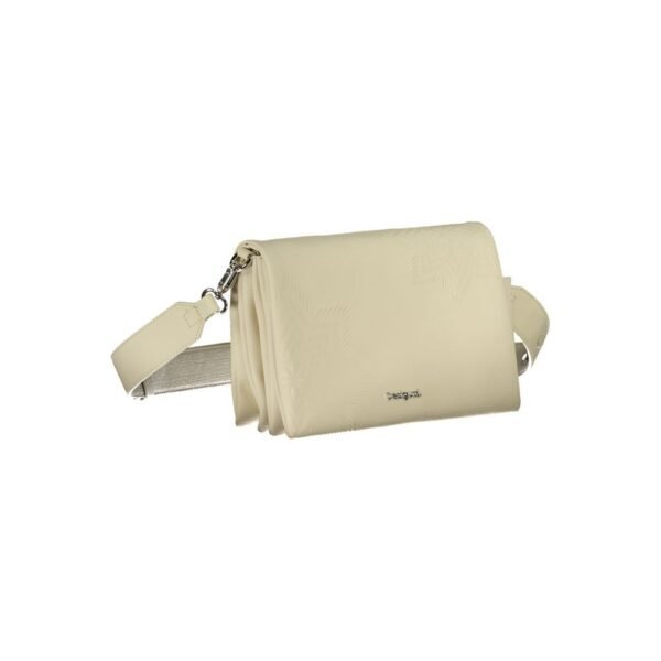 Desigual White Polyethylene Handbag - Image 3