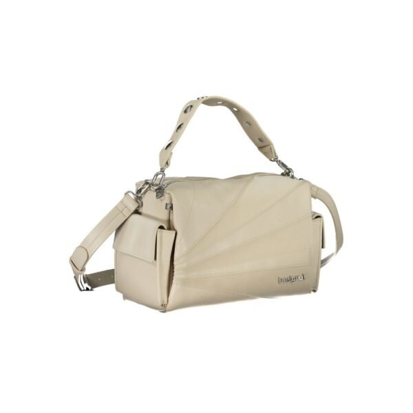 Desigual Beige Polyethylene Handbag - Image 3