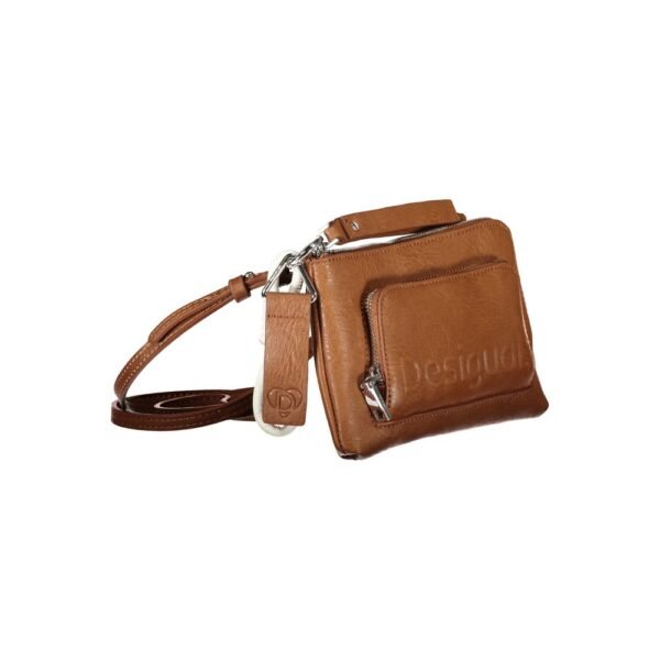 Desigual Brown Polyethylene Handbag - Image 3