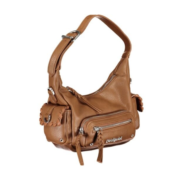 Desigual Brown Polyethylene Handbag - Image 3