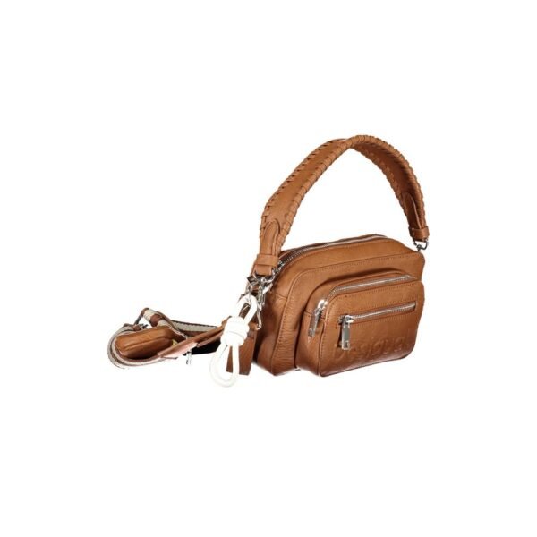 Desigual Brown Polyethylene Handbag - Image 3