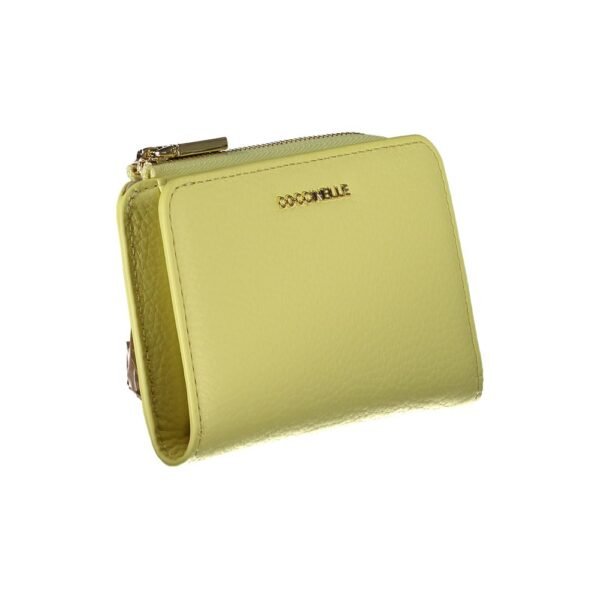 Coccinelle Yellow Leather Wallet - Image 3