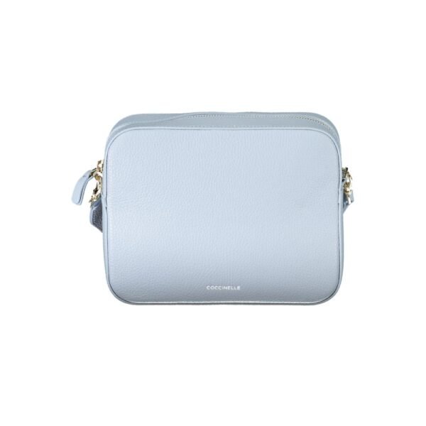 Coccinelle Light Blue Leather Top Handle Bag