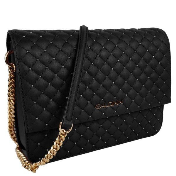 Baldinini Trend Elegant Quilted Calfskin Shoulder Bag - Image 3