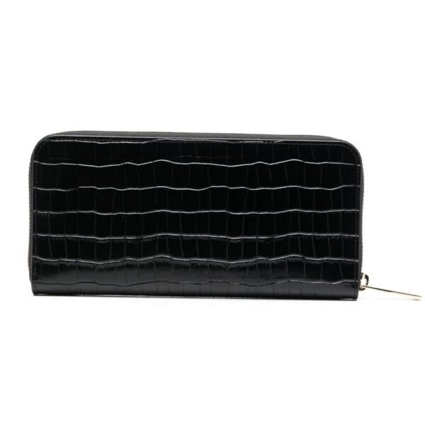 Baldinini Trend Elegant Croco Print Leather Wallet - Image 2
