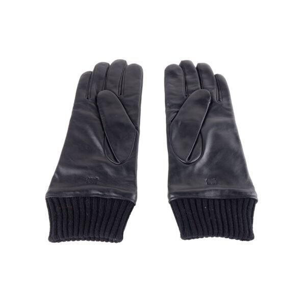 Cavalli Class Black Lambskin Men Glove - Image 2