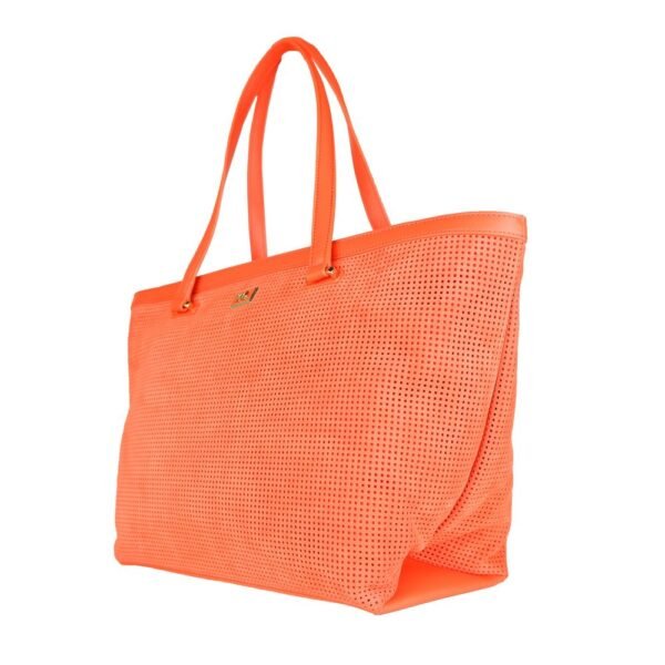 Cavalli Class Orange Calfskin Women Handbag - Image 2