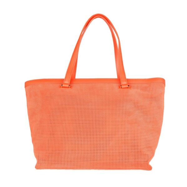 Cavalli Class Orange Calfskin Women Handbag - Image 3