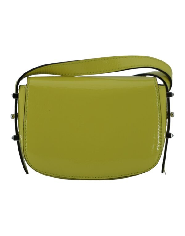 Jimmy Choo Lime Yellow Leather Small Shoulder Bag - Image 2