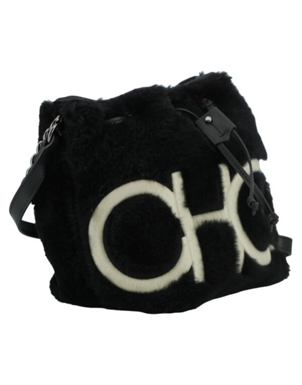 Jimmy Choo Black Leather Top Handle and Shoulder Bag - Image 3