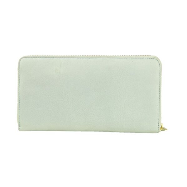 Cavalli Class Gray Calfskin Women Wallet - Image 2