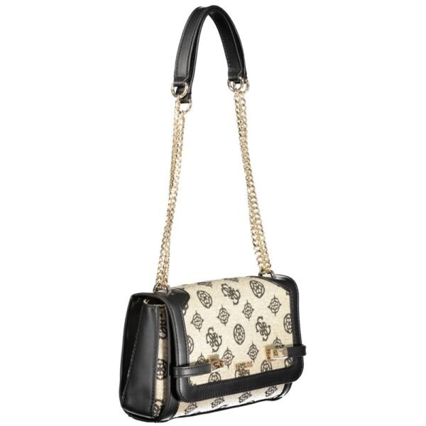 Guess Jeans Black Cotton Women Top Handle Bag - Image 3