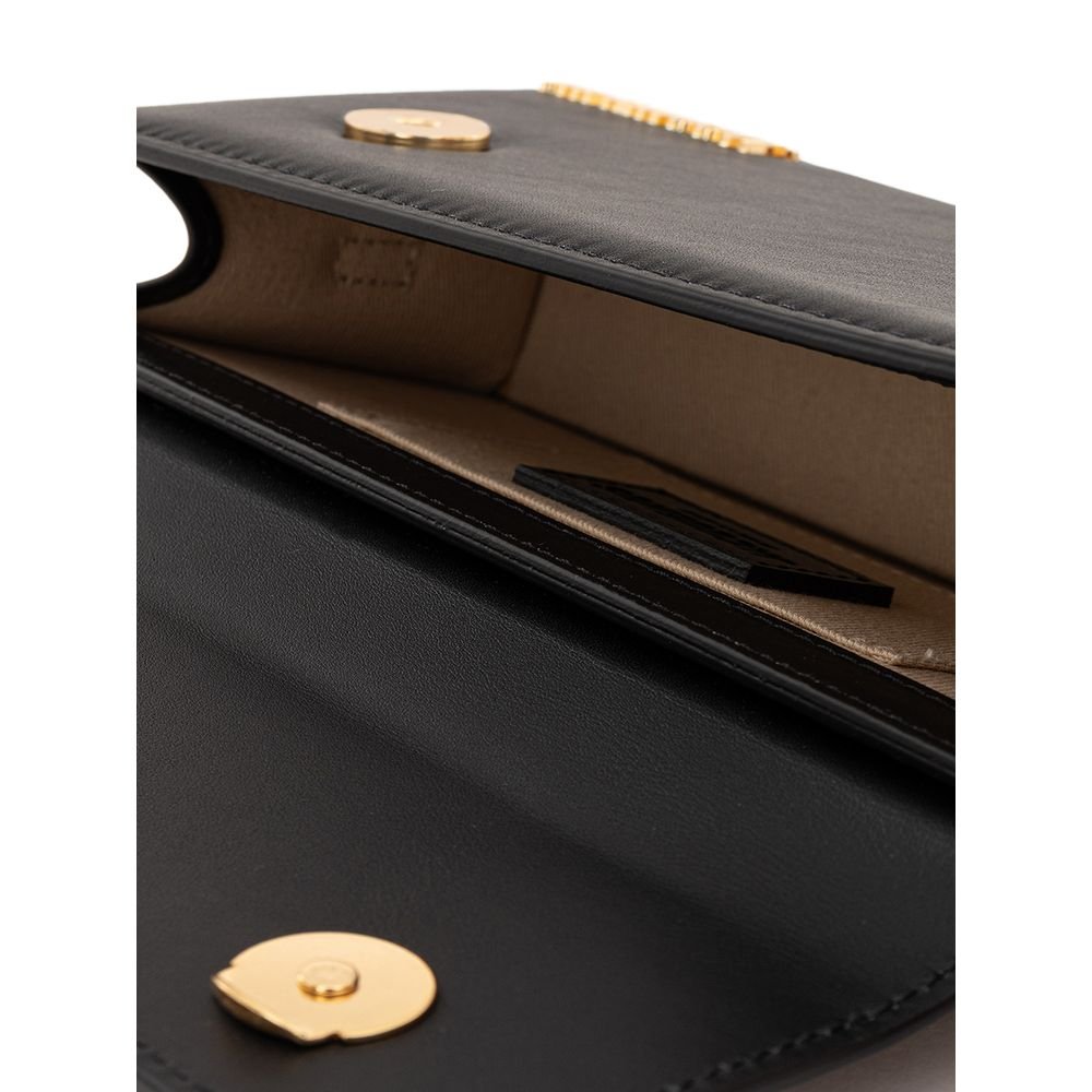 Jacquemus Elegant Black Leather Handbag - Image 4