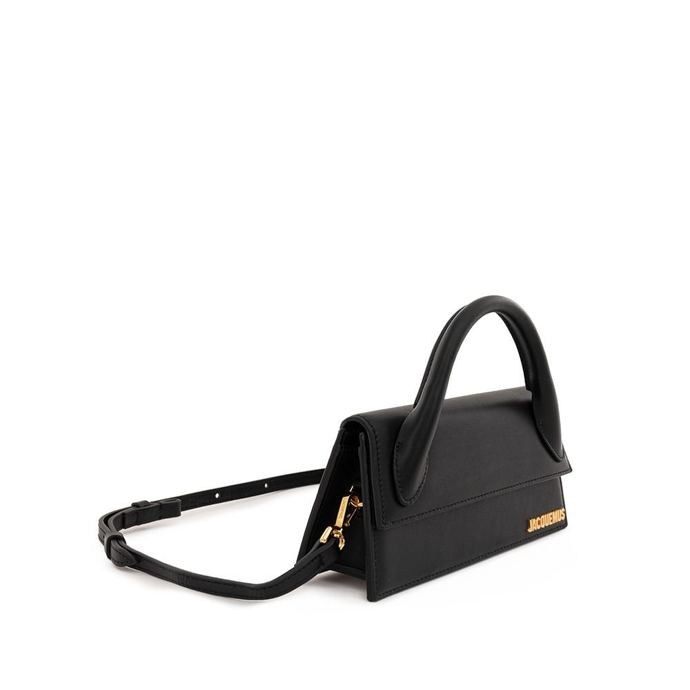 Jacquemus Elegant Black Leather Handbag - Image 5