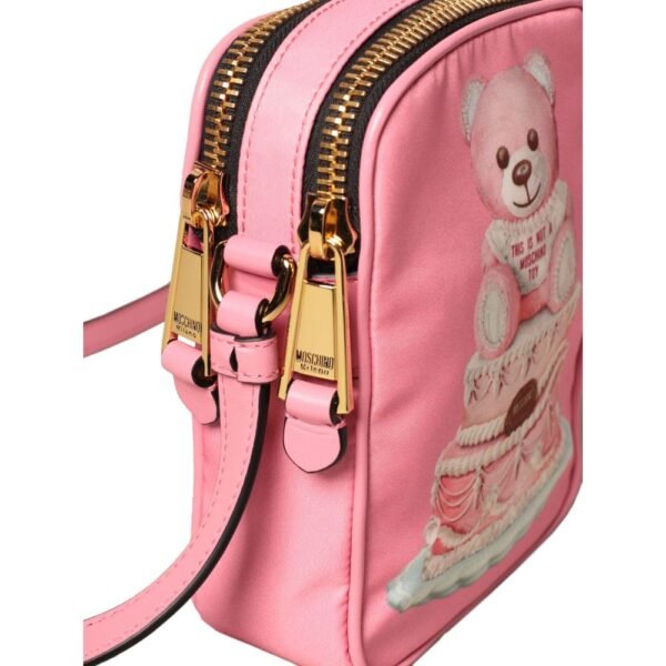 Moschino Couture Pink Nylon Women Crossbody Bag - Image 3