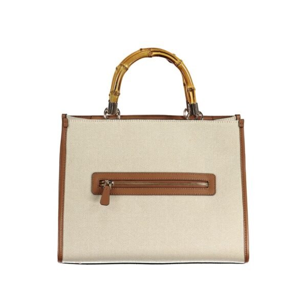 Guess Jeans Beige Women Cotton Handbag - Image 2