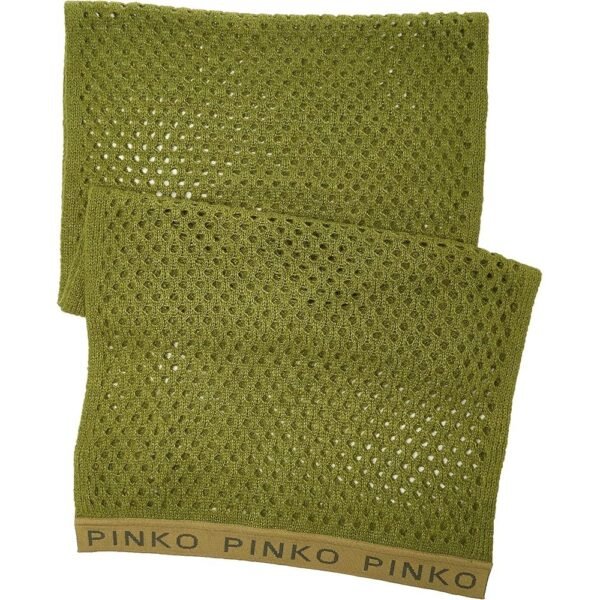 PINKO Green Acrylic Scarf - Image 2