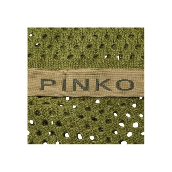PINKO Green Acrylic Scarf - Image 3