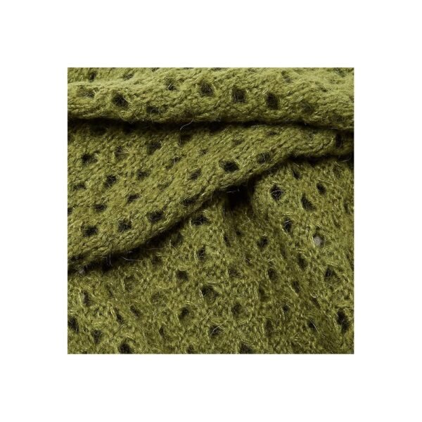PINKO Green Acrylic Scarf - Image 4