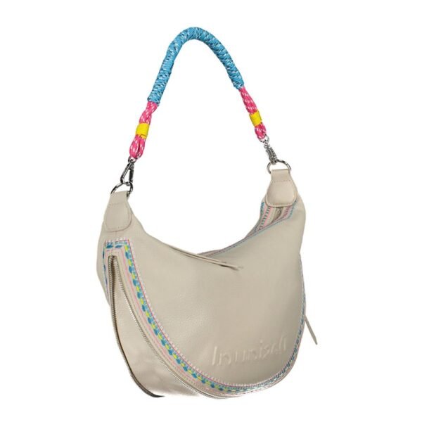 Desigual White Polyethylene Women Handbag - Image 3