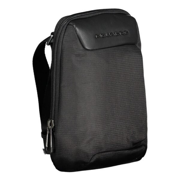 Piquadro Black Recycled Men Shoulder Bag - Image 3