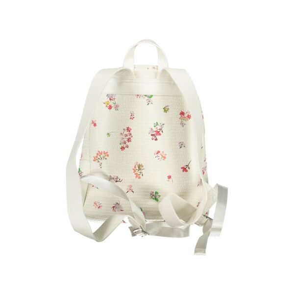Desigual White Polyethylene Backpack - Image 2