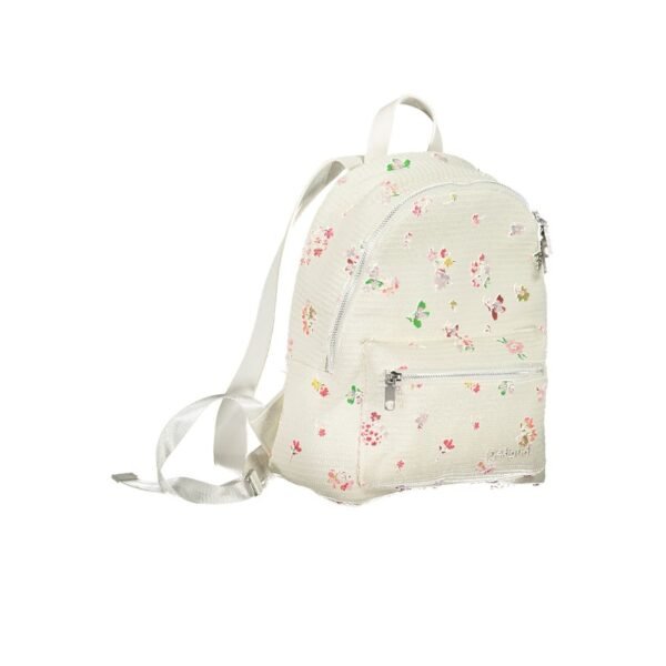 Desigual White Polyethylene Backpack - Image 3