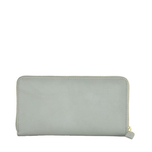 Cavalli Class Elegant Grey Calfskin Wallet for Her - Image 2