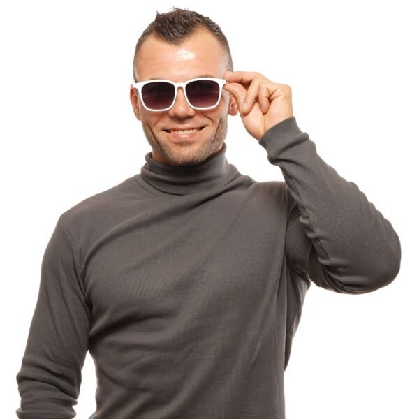Spy White Unisex Sunglasses - Image 5
