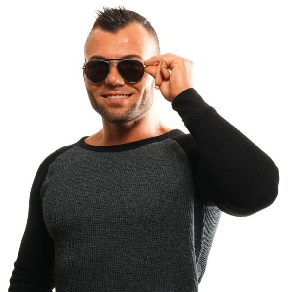 Ermenegildo Zegna Gold Men Sunglasses - Image 4