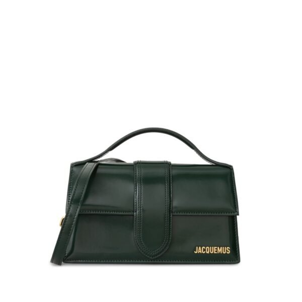 Jacquemus Green Women Leather Shoulder Bag