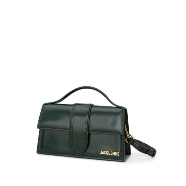 Jacquemus Green Women Leather Shoulder Bag - Image 3