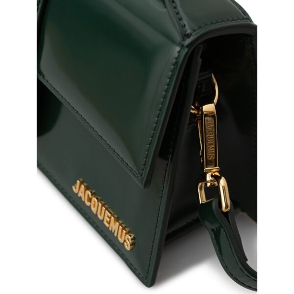 Jacquemus Green Women Leather Shoulder Bag - Image 4