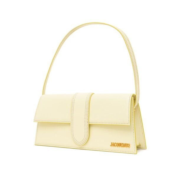 Jacquemus Yellow Leather Shoulder Bag - Image 6