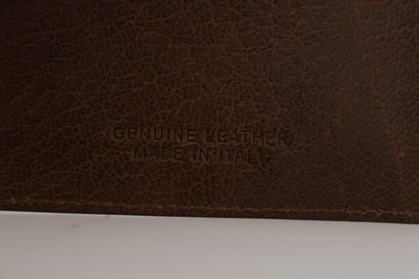 Billionaire Italian Couture Elegant Leather Men's Wallet in Brown - Image 6