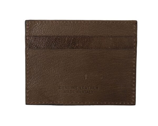 Billionaire Italian Couture Elegant Turtledove Leather Men's Wallet - Image 4