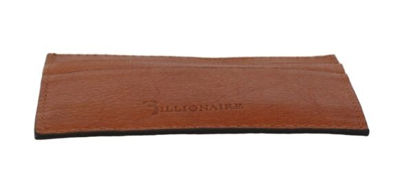 Billionaire Italian Couture Elegant Men's Leather Wallet in Brown - Image 4