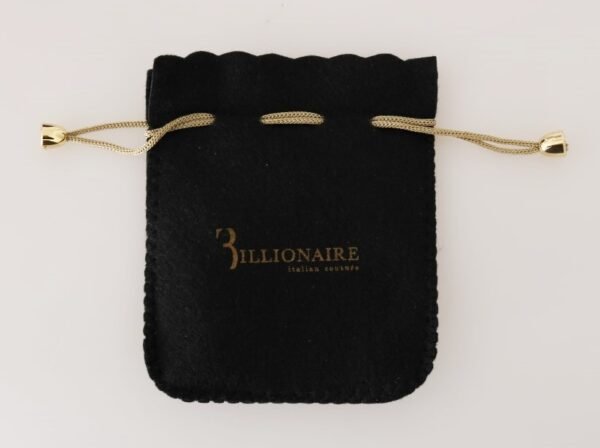 Billionaire Italian Couture Elegant Men's Leather Wallet in Brown - Image 6