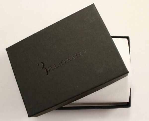 Billionaire Italian Couture Elegant Men's Leather Wallet in Brown - Image 8