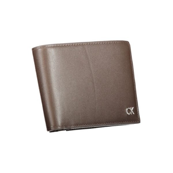 Calvin Klein Brown Leather Wallet - Image 3