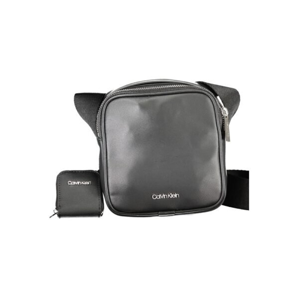 Calvin Klein Black Polyester Men Shoulder Bag