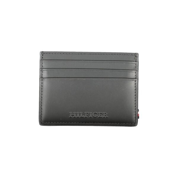 Tommy Hilfiger Black Leather Men Wallet