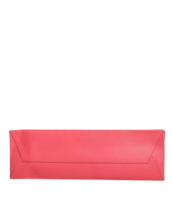 Alberta Ferretti Pink Leather Weekend Wednesday Shopping Tote Bag - Image 7